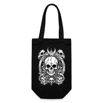 Death Metal - Geschenkbeutel für Flaschen - Schwarz - Vorne