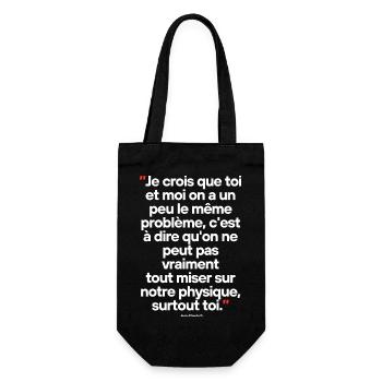 Les Bronzés Citation célèbre de séries TV / films - Sac à bouteille - noir - Devant