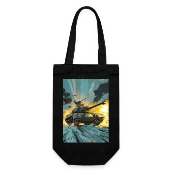 Tank One - Geschenkbeutel für Flaschen - Schwarz - Vorne