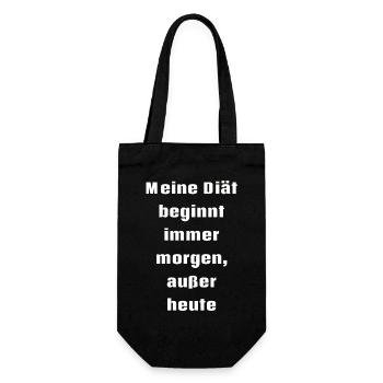 Group 24 - Geschenkbeutel für Flaschen - Schwarz - Vorne