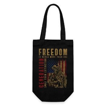 Soldat Infanterie Demonstration - Geschenkbeutel für Flaschen - Schwarz - Vorne