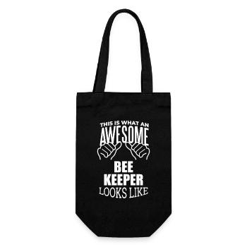 Beekeeper - Gift Bag for Bottles - black - Front