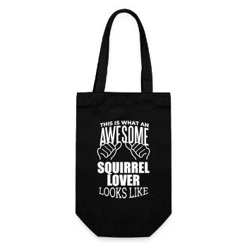 écureuil - Sac à bouteille - noir - Devant