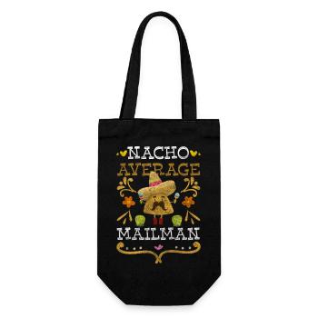 Post Deliverers Work Stress - Gift Bag for Bottles - black - Front