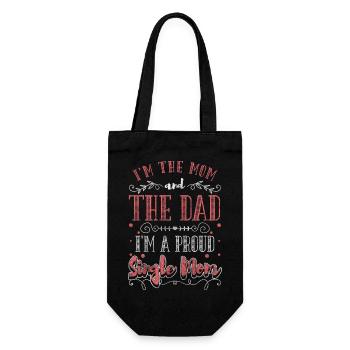 Parents Team Mother's Day - Gift Bag for Bottles - black - Front