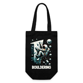 Astronaute de bloc Astronaute Astronaute Cadeau - Sac à bouteille - noir - Devant