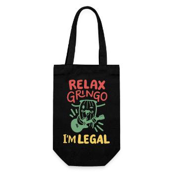 Mexikanische Einwanderer Cinco de Mayo Party - Geschenkbeutel für Flaschen - Schwarz - Vorne