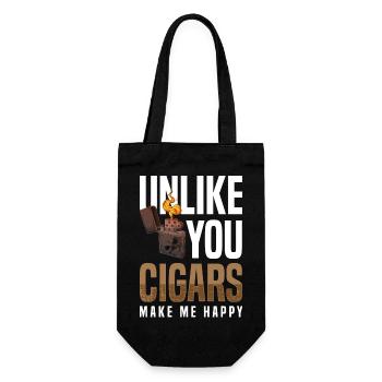Fumeurs Fumée de tabac - Sac à bouteille - noir - Devant
