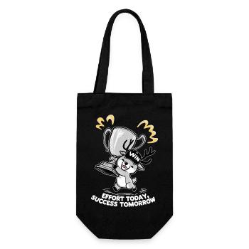 Effort Today Success Tomorrow - Gift Bag for Bottles - black - Front