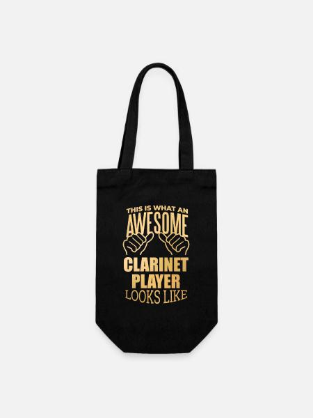 Clarinette Clarinette Clarinette - Sac à bouteille - noir
