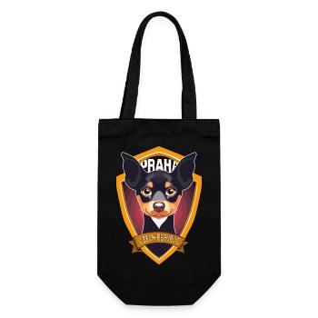 Prague ratier - Gift Bag for Bottles - black - Front