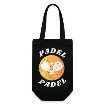 Eat Sleep Padel Repeat - Cadeau Sport de Raquette Cool - Sac à bouteille - noir - Devant