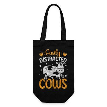 Étable à vaches Éleveur laitier - Sac à bouteille - noir - Devant