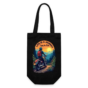 Enjoy The Ride - Gift Bag for Bottles - black - Front