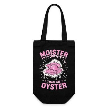 Moister Oyster - Gift Bag for Bottles - black - Front