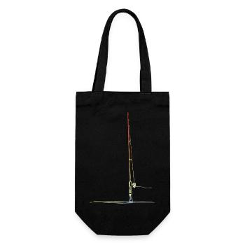 Angel Sketch Vintage Look - Gift Bag for Bottles - black - Front