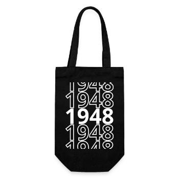 1948 1948 1948 - Geschenkbeutel für Flaschen - Schwarz - Vorne