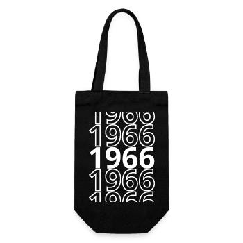 1966 1966 1966 - Geschenkbeutel für Flaschen - Schwarz - Vorne