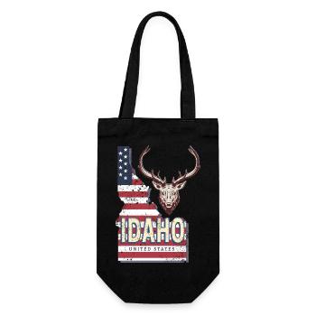 Idaho États-Unis Vintage USA Souvenir - Sac à bouteille - noir - Devant