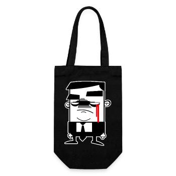 Hombre Grises: Anonymous, Freedom & Protest - Gift Bag for Bottles - black - Front