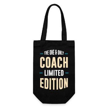Limitierte Coach Edition - Geschenkbeutel für Flaschen - Schwarz - Vorne