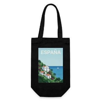 Idylle côtier espagnol - Sac à bouteille - noir - Devant
