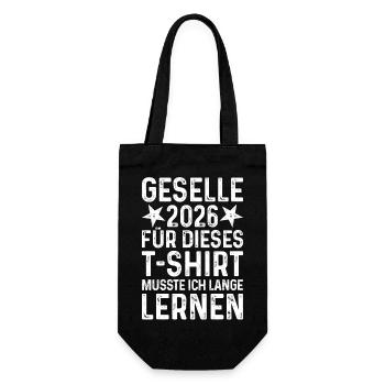 Journeyman 2026 T-Shirt Long Learning Grunge Gift - Gift Bag for Bottles - black - Front