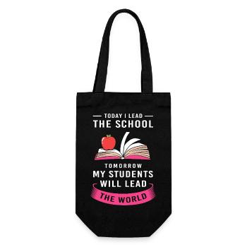 Directeur de gestion scolaire Principal de l’école Principal - Sac à bouteille - noir - Devant
