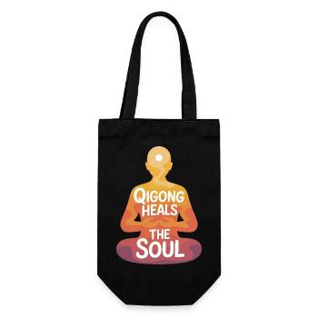 Qigong Tai Chi - Sac à bouteille - noir - Devant
