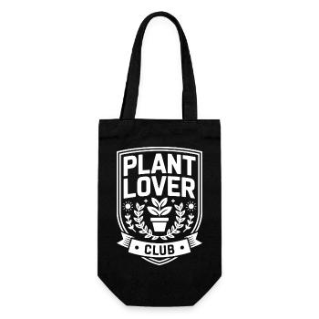 Plant Lover Club Garden Gardener - Gift Bag for Bottles - black - Front