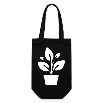 Don du jardinier de jardins de plantes - Sac à bouteille - noir - Devant