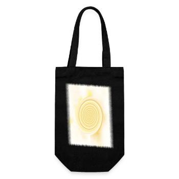 Cercle Solaire Spiral Jaune - Sac à bouteille - noir - Devant