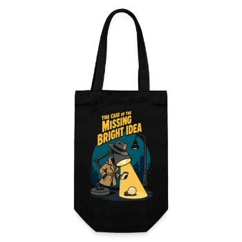 The Case of the Missing Bright Idea - Geschenkbeutel für Flaschen - Schwarz - Vorne