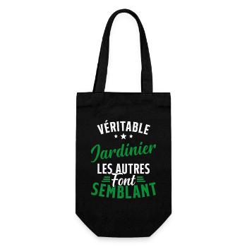 Véritable Jardinier Les Autres Font Semblant - Sac à bouteille - noir - Devant