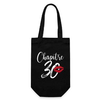 Chapitre 30 Ans Anniversaire Humour Cadeau - Sac à bouteille - noir - Devant