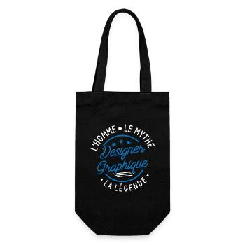 Designer Graphique L Homme Le Mythe La Légende - Sac à bouteille - noir - Devant
