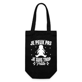 Je peux pas je suis trop Petite - Sac à bouteille - noir - Devant