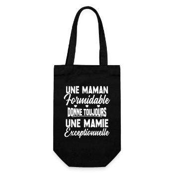 Une maman formidable donne toujours une grand-mère - Sac à bouteille - noir - Devant