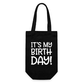 c'est mon anniversaire - Sac à bouteille - noir - Devant
