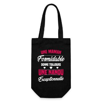 Une Maman Formidable donne Nanou Exceptionnelle - Sac à bouteille - noir - Devant