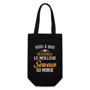 Voici à quoi ressemble le meilleur Serveur - Sac à bouteille - noir - Devant