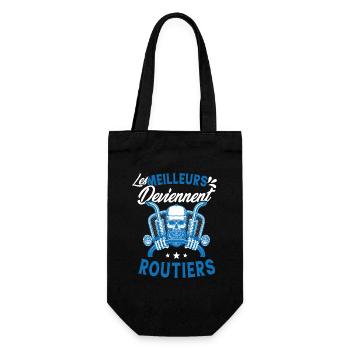 les meilleurs deviennent routiers - Sac à bouteille - noir - Devant