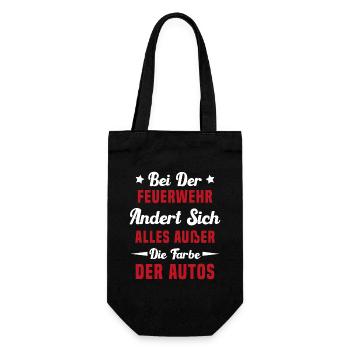 Voitures Rouges Pompiers Par Passion - Sac à bouteille - noir - Devant