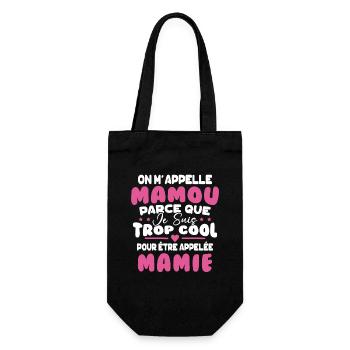 On M'appelle Mamou Parce que Chui Trop Cool Mamie - Sac à bouteille - noir - Devant