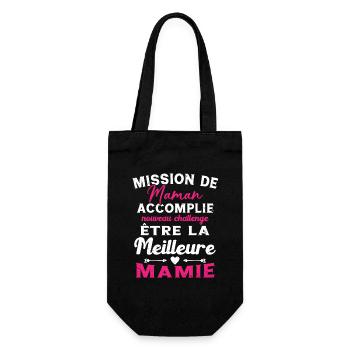 Mission Maman Accomplie - Future Meilleure Mamie - Sac à bouteille - noir - Devant