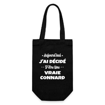 J'ai Décidé D'être une Vraie Connard Humour Lgbt - Sac à bouteille - noir - Devant