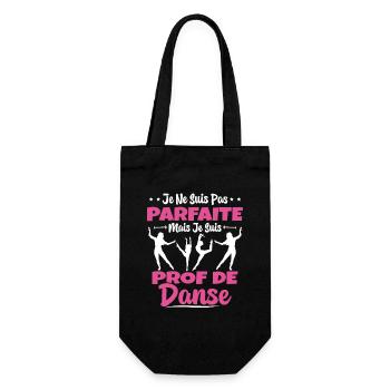 Femme Pas Parfaite Mais Prof De Danse Professeure - Sac à bouteille - noir - Devant