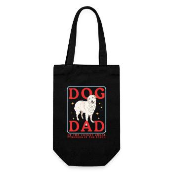 Pyrenean Mountain Dog Dad Dogs Dog Owner Gift - Gift Bag for Bottles - black - Front
