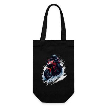 Sport motorcycle - Gift Bag for Bottles - black - Front