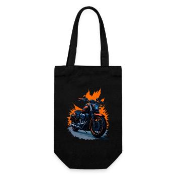 Moto classique - Sac à bouteille - noir - Devant